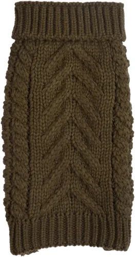 Vista 5 de Suéter superabrigado para perro, con cuello alto, de fabdog, Camel