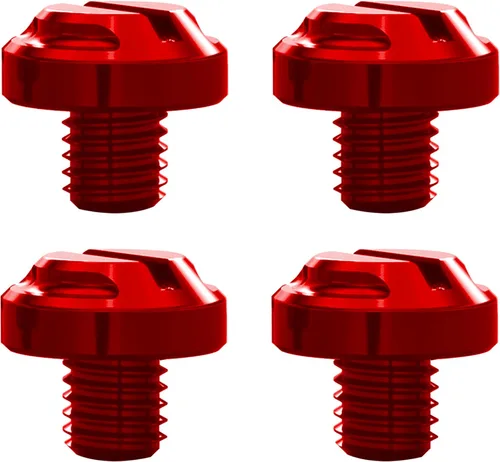 Vista 9 de 4 tapones para agujeros de espejo azul para motocicleta, 2 regulares+2 reversas M8x1.25 (azul, M8>2 regular + 2 reverso)
