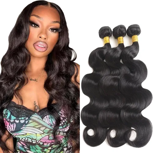 Vista 64 de 300g 1B27 Human Hair Bundles Honey Blonde Bundles Human Hair 10A Brazilian Virgin Remy Hair Extensions 8 10 12 Inch