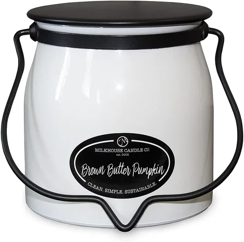 Vista 27 de Milkhouse Candle Company Apple Strudel - Vela de soja – Canela Manzana Aroma de vainilla – Tarro de crema de 5 onzas con tapa, más de 35 horas