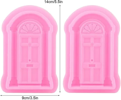 Vista 2 de AUNMAS Molde de silicona para decoración de tartas, 2 unidades, para decoración de tartas, bodas, cumpleaños, cupcakes, bricolaje, flexible