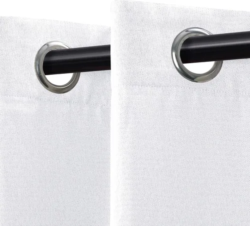 Vista 11 de Superior Linen Semi Blackout Curtains, Room Darkening, Bedroom, Drapes, Kitchen, Living Room Window Accents, Sun Blocking, Grommet Header, Classic