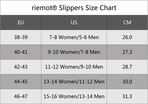 Vista 6 de riemot Women's Men's Furry Warm Slippers, Memory Foam Slippers Comfortable Closed Toe House Slippers Shoes Anti Slip Bedroom Sandals Lightweight