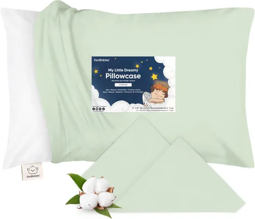 Vista 25 de KeaBabies - Funda de almohada de algodón orgánico de 13 x 18 pulgadas, ABC Abc Tierra