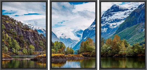 Vista 85 de wall26 Lienzo enmarcado para pared, juego de arte debajo de los tallos de bambú verde, naturaleza, desierto, fotografía, realismo, contemporáneo