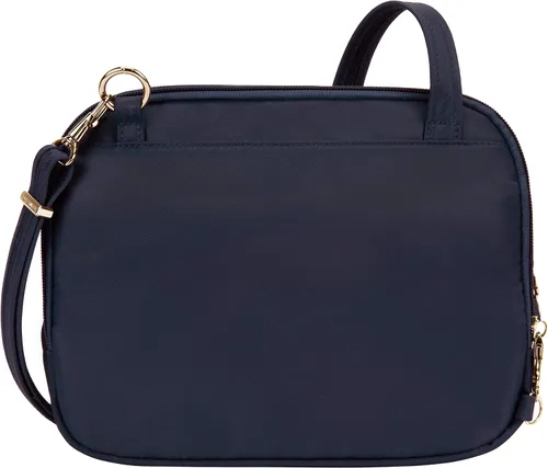 Vista 3 de Travelon - Bolsa de viaje antirrobo para mujer, Azul zafiro), 43199 341