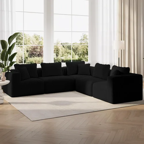 Vista 38 de Novilla - Sofá biplaza modular de 70.8 pulgadas, sofá modular de espacio pequeño, moderno sofá de nube con soporte Smarts Coil®, sofá seccional sin