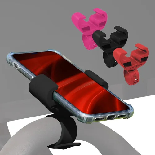 Vista 8 de Soporte de silicona para teléfono para bicicleta de ejercicios y pelotón, soporte de teléfono celular para accesorios de bicicleta estática