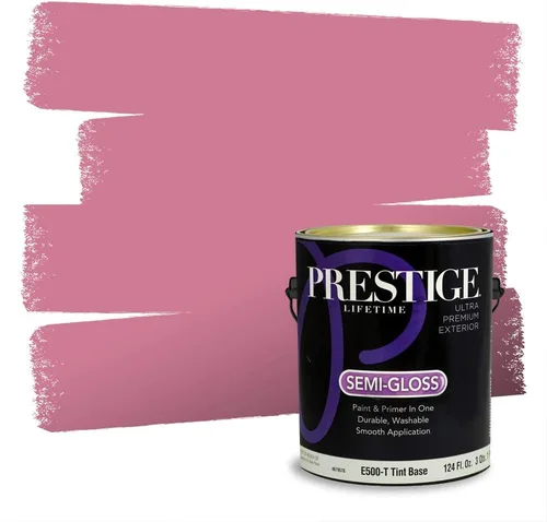 Vista 656 de Prestige Paints Pintura exterior e imprimación en uno, 1 galón, plano, coincidencia comparable de Valspar* Amber Rose*