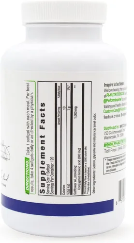 Vista 8 de PERFORMANCE INSPIRED Nutrición - Cápsulas blandas CLA - Big 120 Count