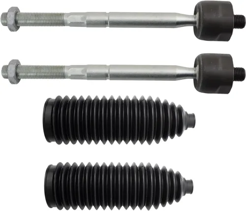 Vista 275 de TRQ Kit de dirección delantera con barra de acoplamiento de fuelle de piñón y cremallera compatible con Toyota Echo 2000-2005