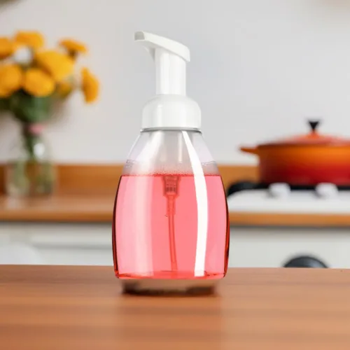 Vista 4 de JUVITUS Paquete de 6 botellas de plástico transparente de 8.5 fl oz / 8.3 oz