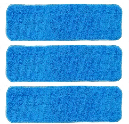 Vista 3 de Almohadillas de repuesto para la mopa giratoria de microfibra y las almohadillas perfectas mantienen un brillo estéril sin rayas hipoalergénicas