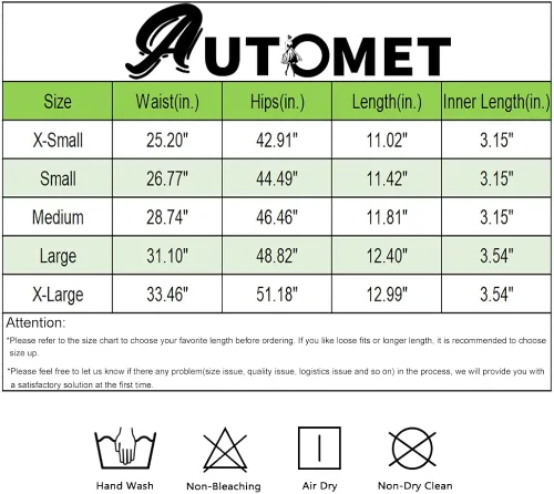 Vista 5 de AUTOMET Pantalones cortos deportivos de talle alto para mujer pantalones cortos elásticos casuales de verano para correr pantalones cortos