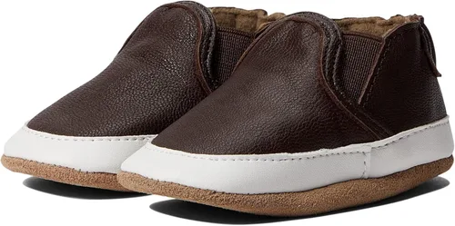 Vista 20 de Robeez Zapatos de cuna con suela suave antideslizantes para bebés varones y unisex, pantuflas mocasines para bebés y niños pequeños, 0-24 meses Lino