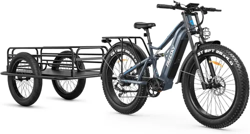 Vista 14 de FREESKY Bicicleta eléctrica para adultos, motor BAFANG de 4000W, batería LG Negro clásico
