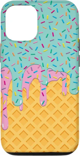Vista 28 de Ice Cream Cone with Sprinkles Case for iPhone 17