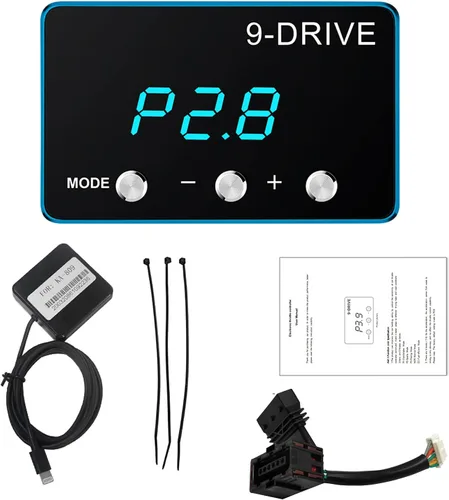 Vista 9 de Controlador de Respuesta del Acelerador, Controlador de Acelerador de 9 Unidades, Acelerador de Pedal Inteligente Electrónico para Carreras