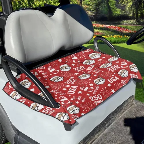 Vista 14 de Fundas de asiento de carrito de golf, mantas para carrito de golf, fundas de asiento de toalla para la mayoría de carritos de golf de 2 asientos