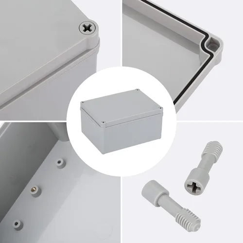 Vista 5 de Inkbird Plus Caja de conexiones de plástico, IP67 a prueba de polvo e impermeable, caja de bricolaje duradera para proyectos eléctricos, 8 x 6 x 4