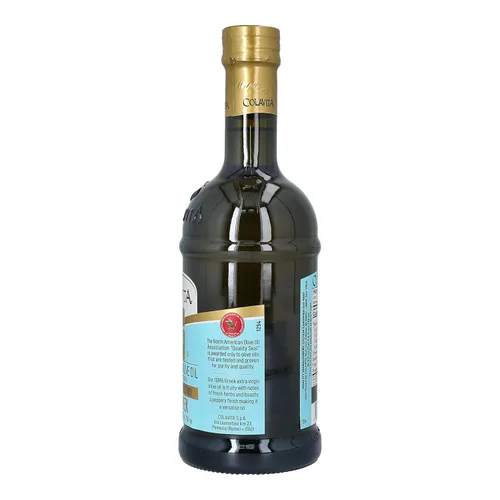 Vista 3 de Colavita Aceite de Oliva Virgen Extra Griego Pack de 2 Botellas de Vidrio