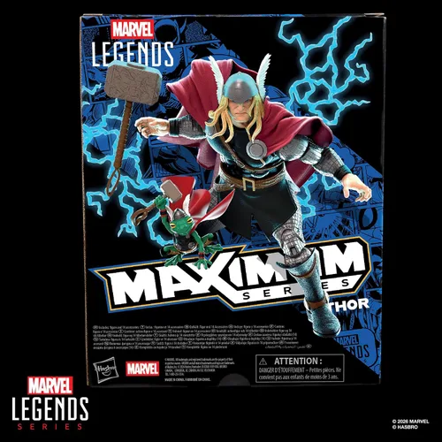 Vista 11 de Marvel Legends Maximum Series Thor, Figura de acción coleccionable de Thor