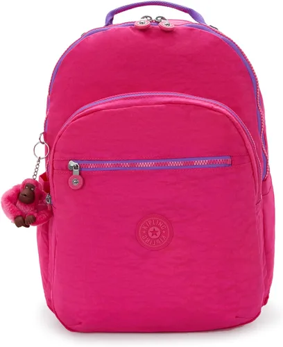 Vista 12 de Kipling Seúl - Mochila pequeña para tableta, diseño de flores acuáticas, talla única