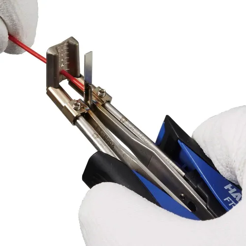 Vista 5 de Hakko FT802-03 - Pelacables térmico digital con pieza de mano estilo pinza (cuchillas se venden por separado)