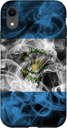 Vista 25 de Smoke Guatemala Flag - Funda para iPhone 17 con diseño de nube de orgullo ahumado