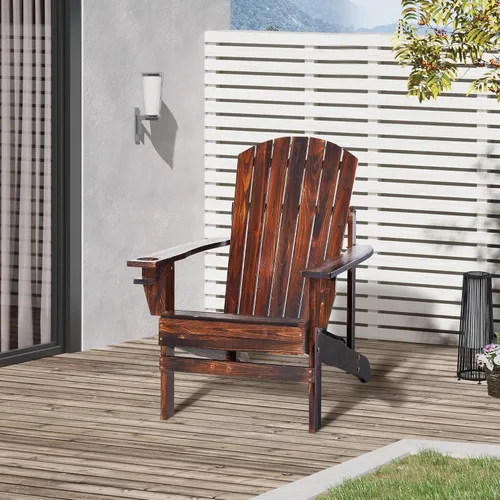 Vista 12 de Silla Adirondack plegable, sillas Adirondack azul para exteriores con textura de madera, sillas de madera de acacia, para todo tipo de clima