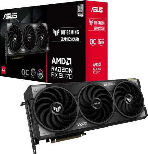 Vista 15 de ASUS ATS Radeon RX 9070 GRE 12GB GDDR6 OC Edition Tarjeta gráfica