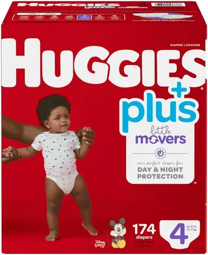 Vista 3 de Huggies Pañales Little Movers Plus, talla 3 (198 unidades)
