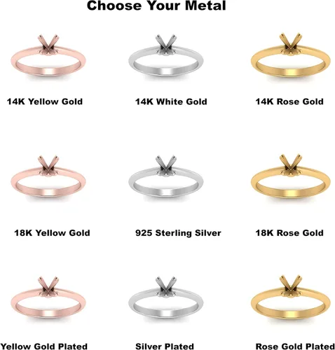 Vista 9 de 55Carat Elige tu piedra preciosa ajustable, chapado en oro de 18 quilates, 5 quilates, piedra astrológica curativa de chakras naturales