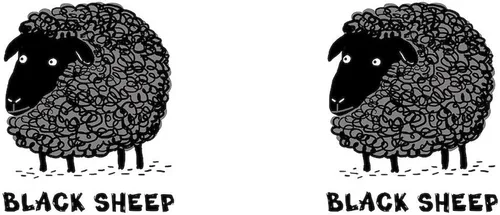 Vista 3 de CafePress Black Sheep Mug Taza de café de cerámica de 11 oz (11.0 fl oz)