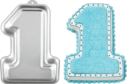Vista 2 de Molde de aluminio 3D para hornear pastel de 10 pulgadas número uno