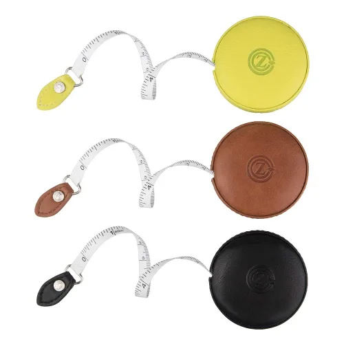 Vista 8 de Cinta métrica para costura, tela médica para el cuerpo, sastre, manualidades, dieta, cinta métrica de 60 pulgadas/1.5M de doble cara retráctil con 1