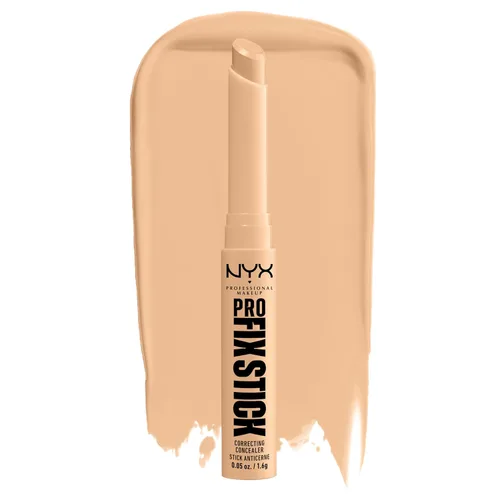 Vista 12 de NYX PROFESSIONAL MAKEUP Pro Fix Stick Corrector de maquillaje, Corrector en barra de cobertura media que se puede construir - Verde 0.1 VERDE