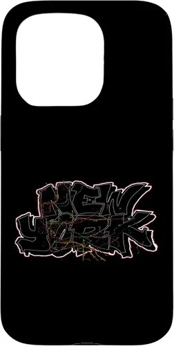 Vista 14 de Funda para iPhone 16 Graffiti New York y trenes