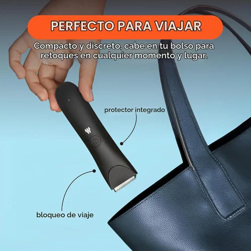 Vista 7 de MERIDIAN Slimmer Trimmer – Maquinilla de afeitar eléctrica para mujer, recortador de línea de bikini y pelo púbico, recargable e impermeable, sin