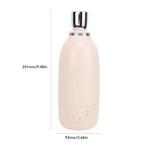 Vista 9 de SUNGOOYUE Calentador de botellas con pilas, calentador de agua portátil de ebullición rápida, 18000 mAh, hervidor pequeño aislado para uso diario