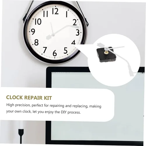 Vista 9 de Uonlytech Mecanismo de silencio de movimiento de reloj retro para piezas de repuesto de kit de reloj de bricolaje