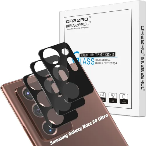 Vista 8 de Orzero Paquete de 2 protectores de lente de cámara compatible con Samsung Galaxy Z Fold 4 5G, protector de vidrio templado de 9 durezas HD