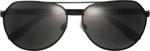 Vista 4 de DOCKERS Men's Crew Sunglasses Aviator, Black, 61 mm