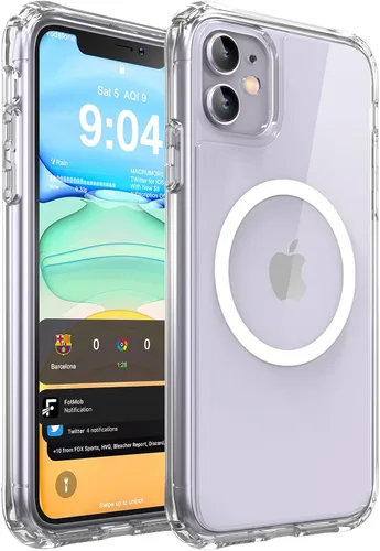 Vista 93 de WRJ Funda magnética mate para iPhone Air de 6.5 pulgadas, [compatible con Magsafe] [protección contra caídas de grado militar], delgada Negro