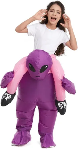 Vista 5 de HSCTEK Disfraz inflable de alienígena infantil