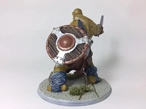 Vista 7 de Ogre Warrior RPG - Calabozos y dragones - DND - Pathfinder - Diorama - Figurita miniatura (gris/sin pintar) (Axe)