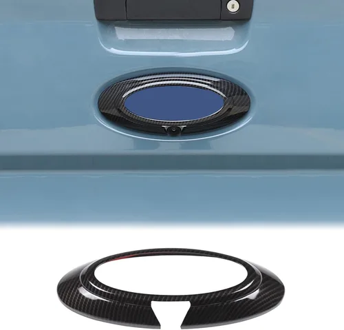 Vista 18 de Emblemas delanteros y traseros para auto, anillo, cubierta, compatible con Ford Maverick 2022-2024, emblema de maletero trasero, emblema