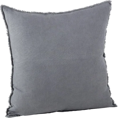 Vista 7 de SARO LIFESTYLE Almohada de diseño con flecos con relleno de plumón, negro, 20 pulgadas (13049.BK20S)