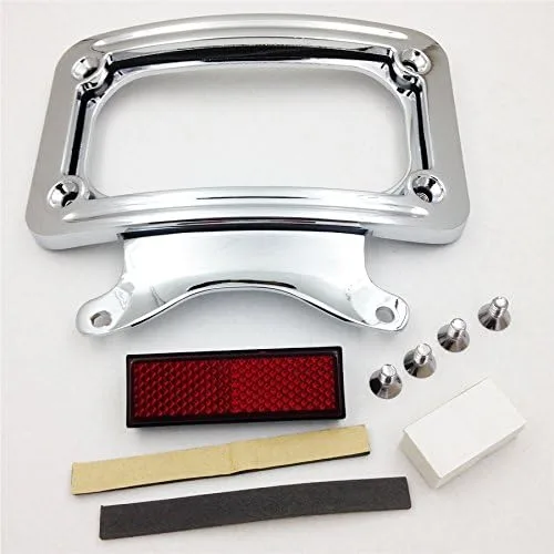 Vista 2 de XKH - Kit de montaje de placa de matrícula de motocicleta compatible con Road Glide Custom FLTRX 2010 2014 FLHX [B00Y44KK3K]