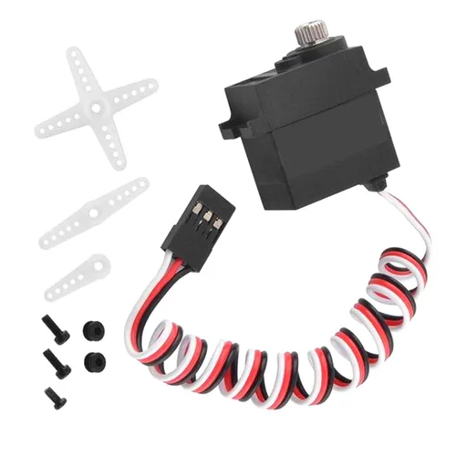 Vista 2 de JX Coreless impermeable Metal Gear Digital Mini Servo 7.9 lbs PDI-1151MG PDI1151MG Compatible con Vehículo Modelo RC